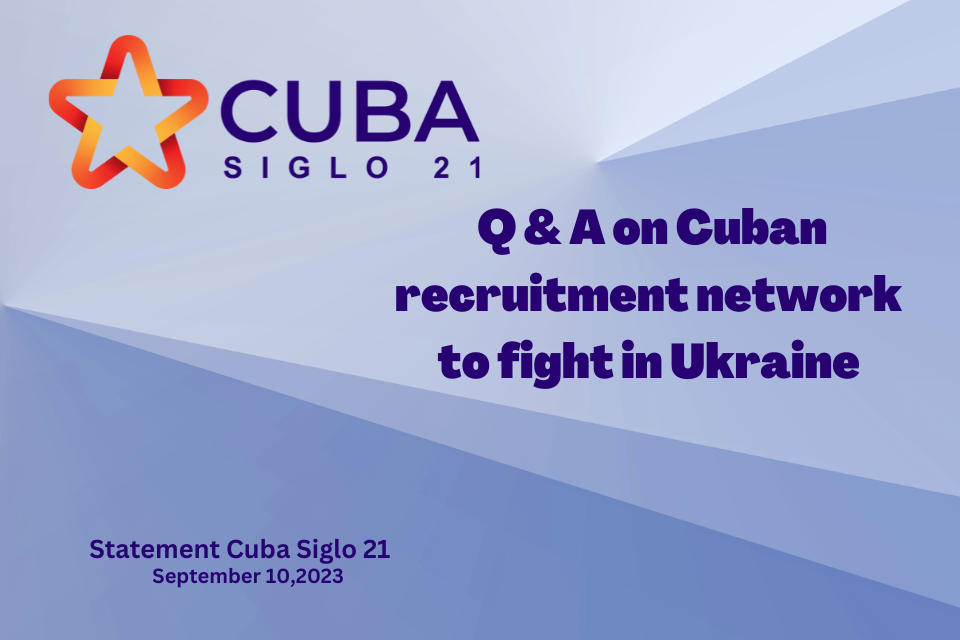 Q & A on Cuban recruitment network to fight in Ukraine