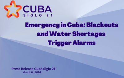 Emergency in Cuba: Blackouts and Water Shortages Trigger Alarms