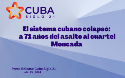 71 aniversario del 26 de julio: el sistema cubano ha colapsado