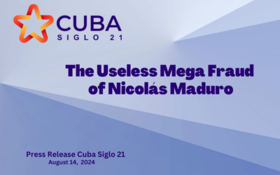 Press Release: The Useless Mega Fraud of Nicolás Maduro