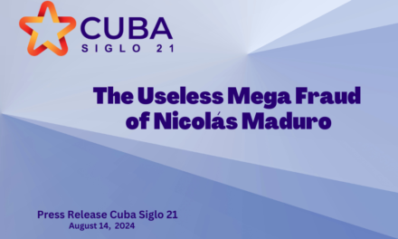 Press Release: The Useless Mega Fraud of Nicolás Maduro