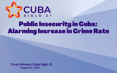 Public Insecurity in Cuba: Alarming Increase in Crime Rate