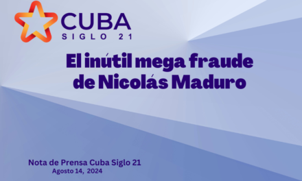 Nota de Prensa: El inútil mega fraude de Nicolás Maduro