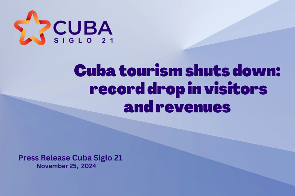 Cuba tourism shuts down: record drop in visitors and revenues