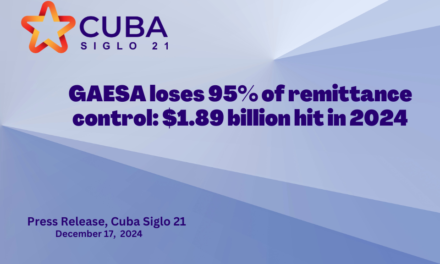 GAESA loses 95% of remittance control: $1.89 billion hit in 2024