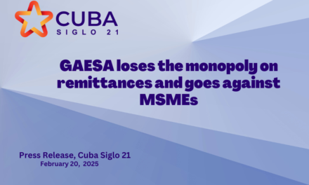 GAESA loses the monopoly on remittances and goes against MSMEs