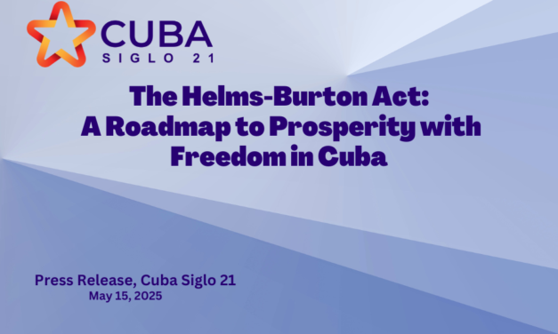 The Helms-Burton Act: A Roadmap to Prosperity with Freedom in Cuba