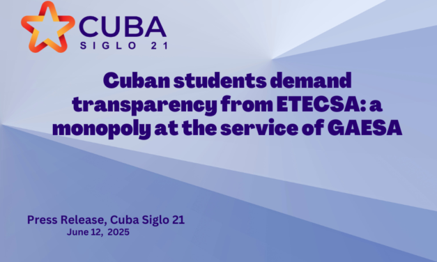 Cuban students demand transparency from ETECSA: a monopoly at the service of GAESA