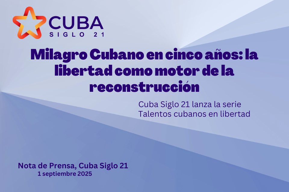Milagro Cubano en cinco años: la libertad como motor de la reconstrucción