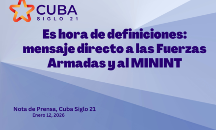 Es hora de definiciones: mensaje directo a las Fuerzas Armadas y al MININT
