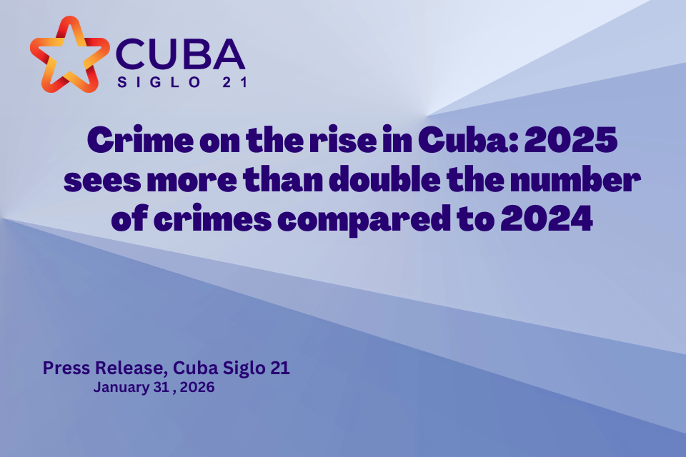 Crime on the rise in Cuba: 2025 sees more than double the number of crimes compared to 2024