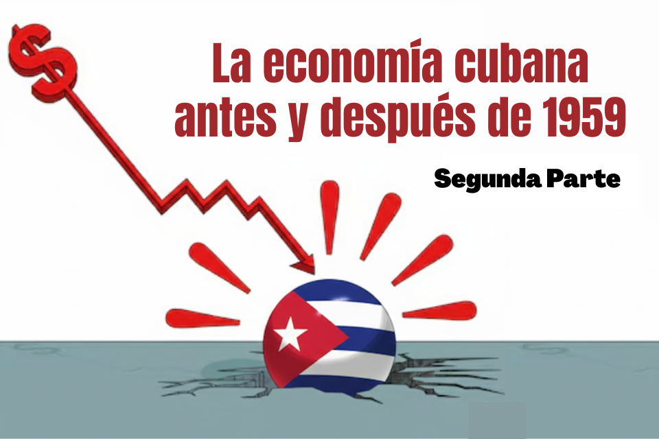 La economía cubana antes y después de 1959. Segunda parte