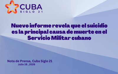 Nuevo informe revela que el suicidio es la principal causa de muerte en el Servicio Militar cubano