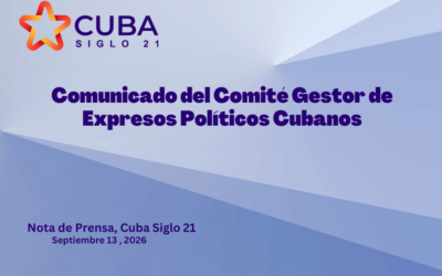 Comunicado del Comité Gestor de Expresos Políticos