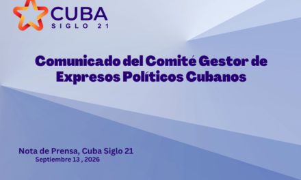 Comunicado del Comité Gestor de Expresos Políticos