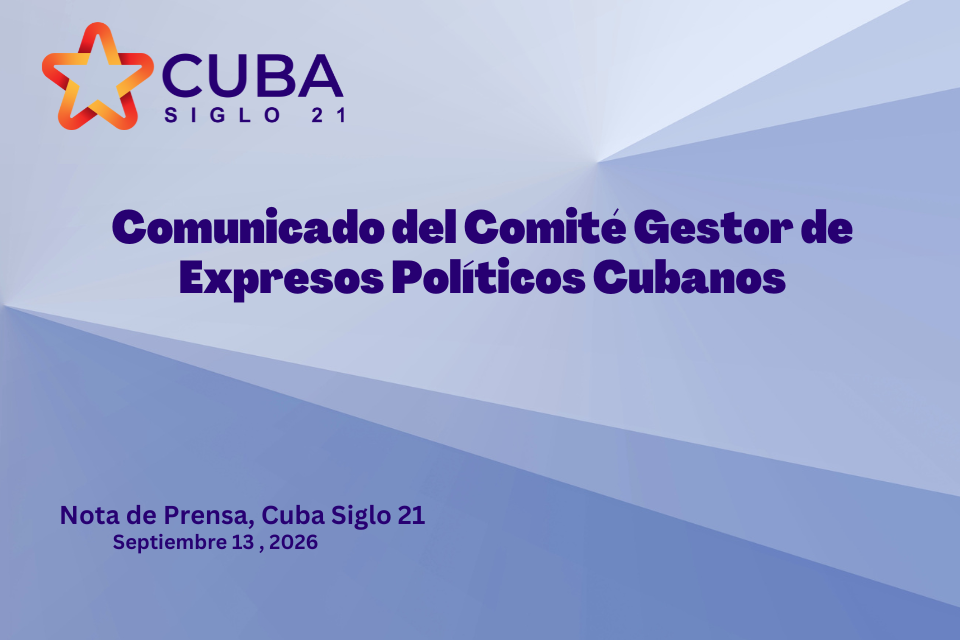 Comunicado del Comité Gestor de Expresos Políticos
