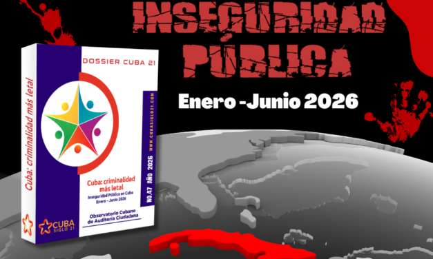 Cuba: criminalidad más letal. Informe de Inseguridad Pública Enero-Junio 2026